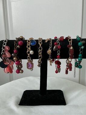 8-Piece Vintage & Modern Charm Bracelet Set